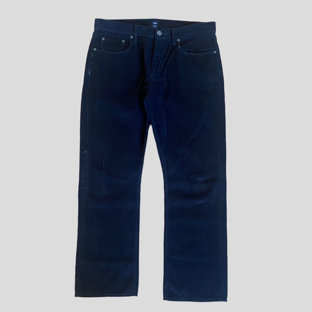 Vintage Gap Black Straight Leg Corduroy Pants